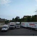 Ensemble de camion de déménagement de différentes capacités